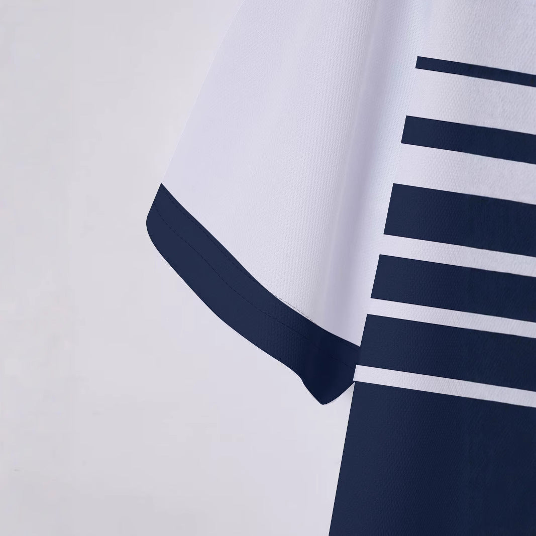 Herren Poloshirt mit strukturiertem Streifenmuster Aliams