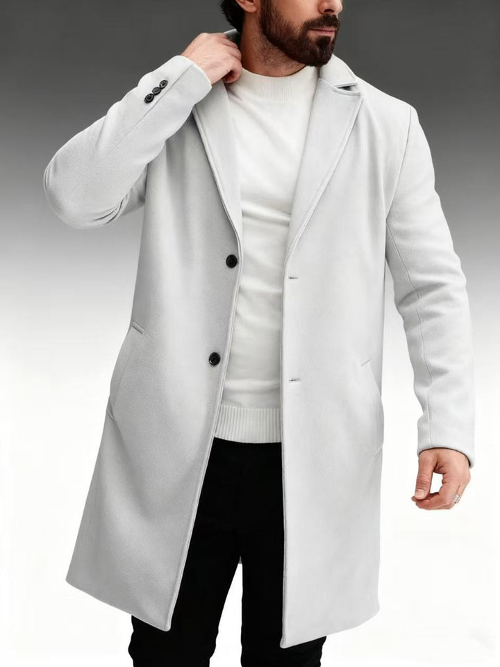 Herren klassischer und eleganter Wintermantel Aliams