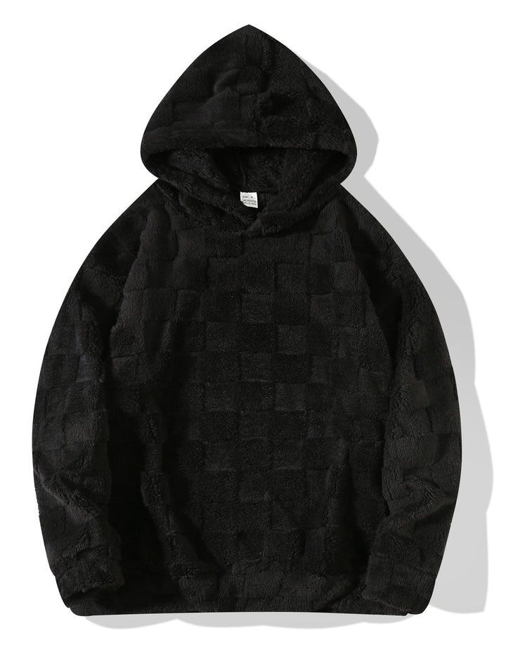 Herren Kapuzenpullover aus weichem Plüsch mit ausgefallenem Design Aliams