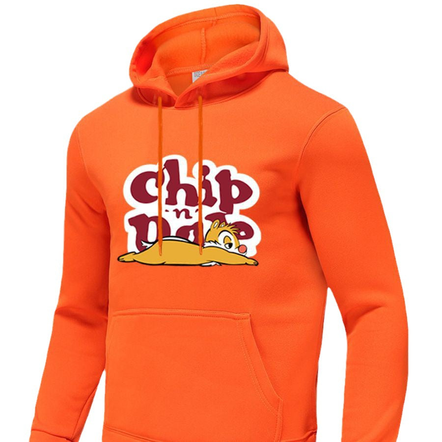 Herren Freizeit Hoodie mit auffälligem Cartoon-Motiv Aliams