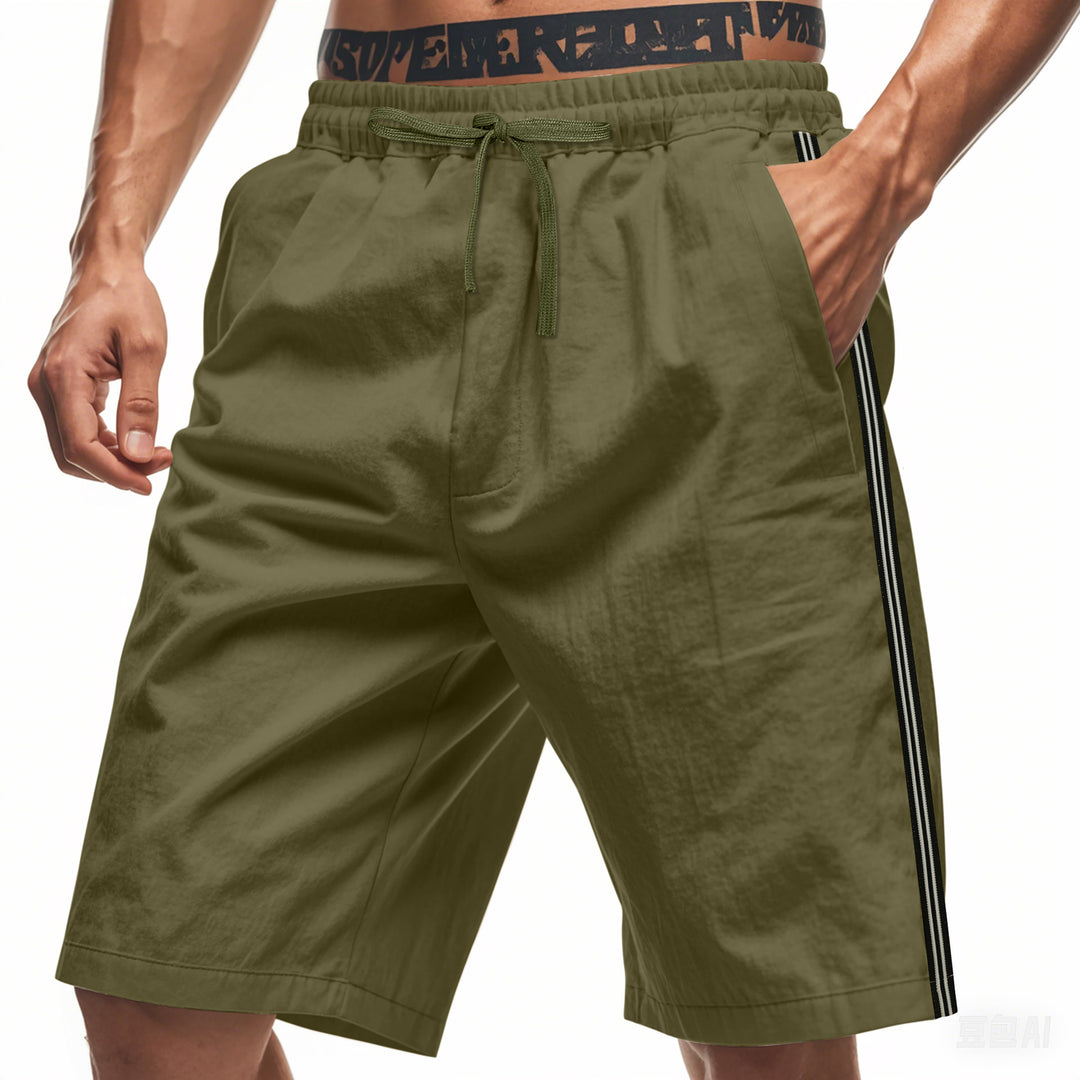 Herren Sportliche Freizeithosen mit elastischem Bund und funktionalen Seitentaschen Aliams