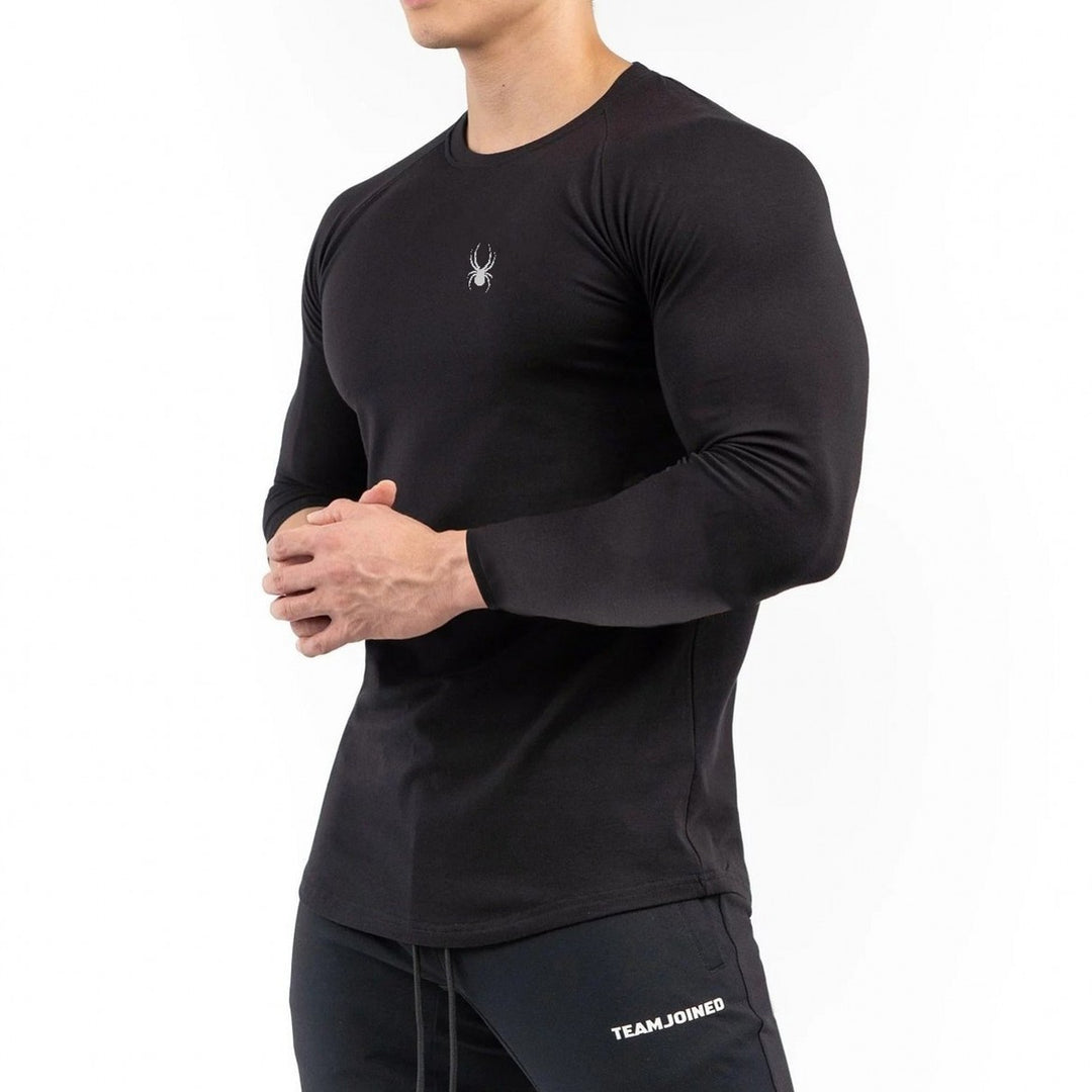 Herren Kompressions-T-Shirt mit innovativer Atmungsaktivität und körperbetontem Schnitt Aliams