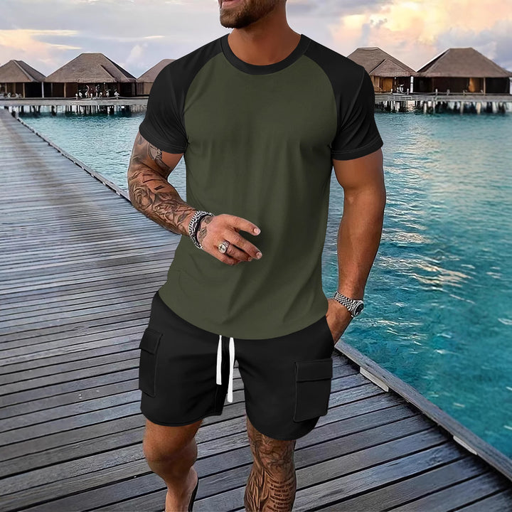 Herren Sport T-Shirt mit Raglanärmeln Aliams