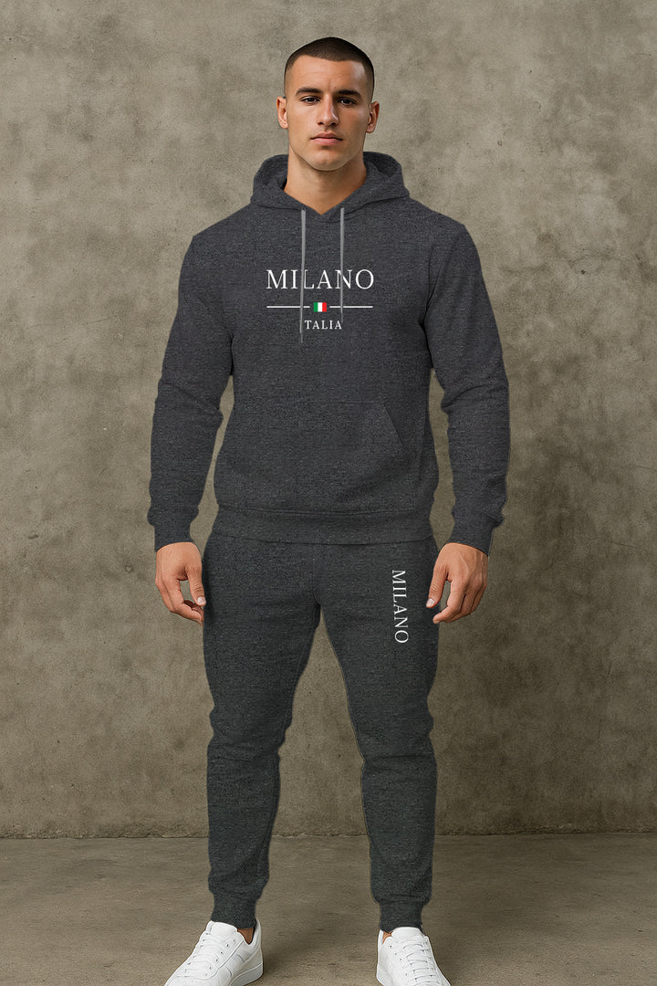 Herren Sportlicher Hoodie und Jogginghose Set Aliams