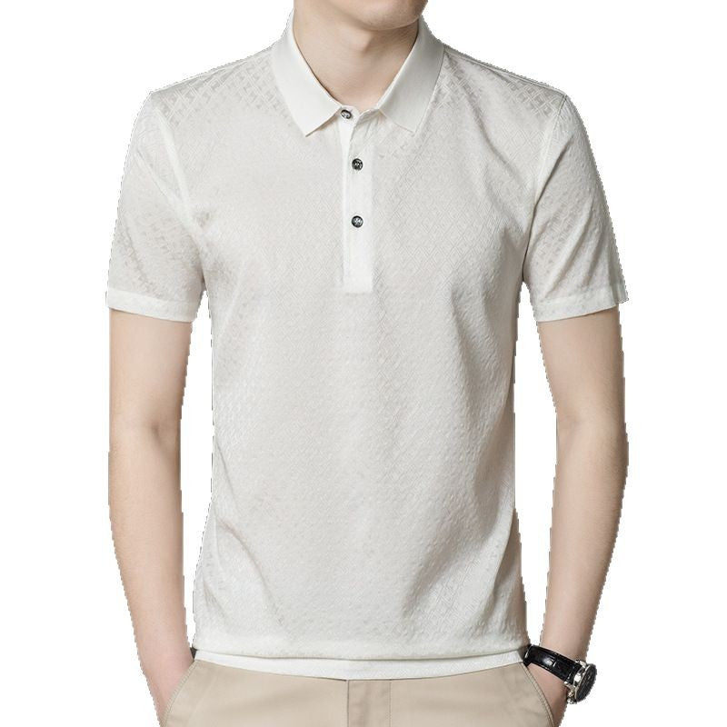 Herren Poloshirt mit strukturiertem Design und hochwertiger Baumwollmischung Aliams