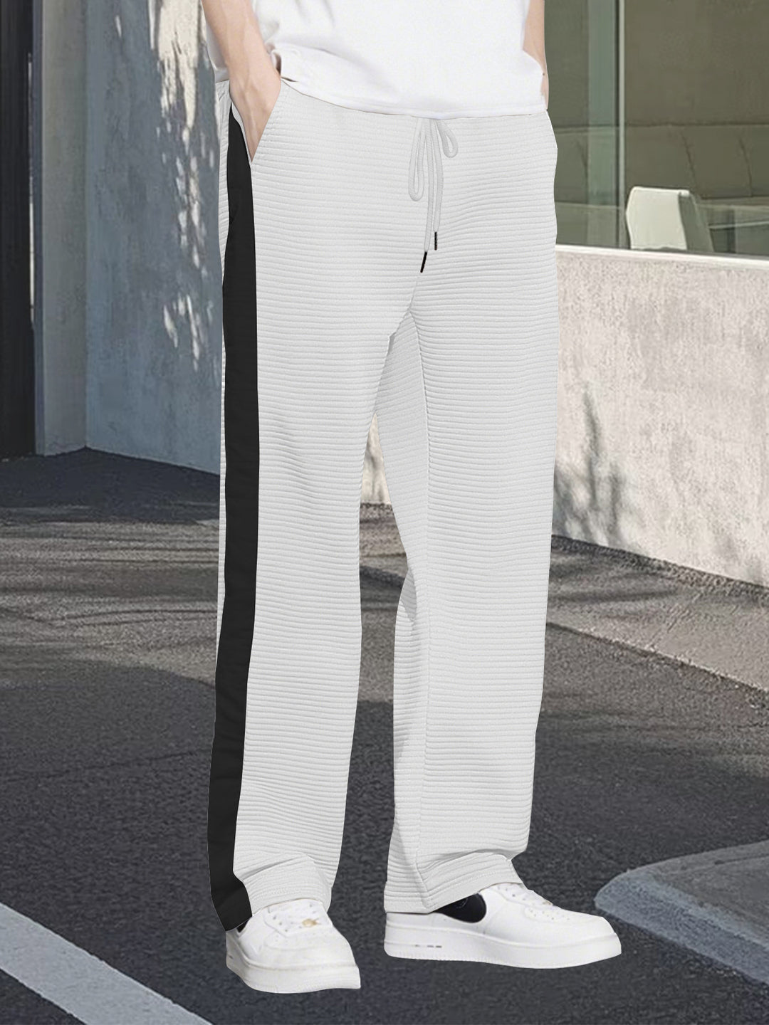 Herren Sportliche Freizeithose mit hochelastischem Bund Aliams