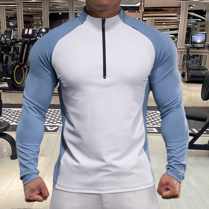 Herren Funktionsshirt mit Half-Zip und Raglanärmeln Aliams