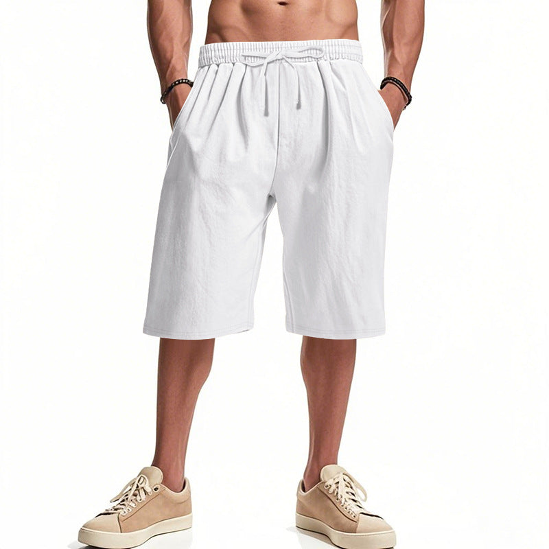 Herren bequeme Cargo-Shorts mit elastischem Bund und großzügigen Taschen Aliams