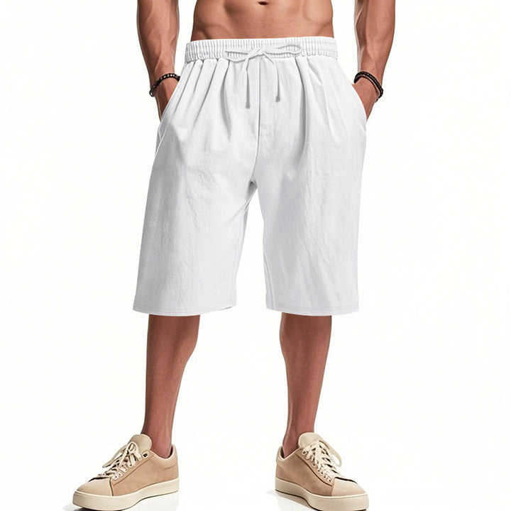 Herren bequeme Cargo-Shorts mit elastischem Bund und großzügigen Taschen Aliams