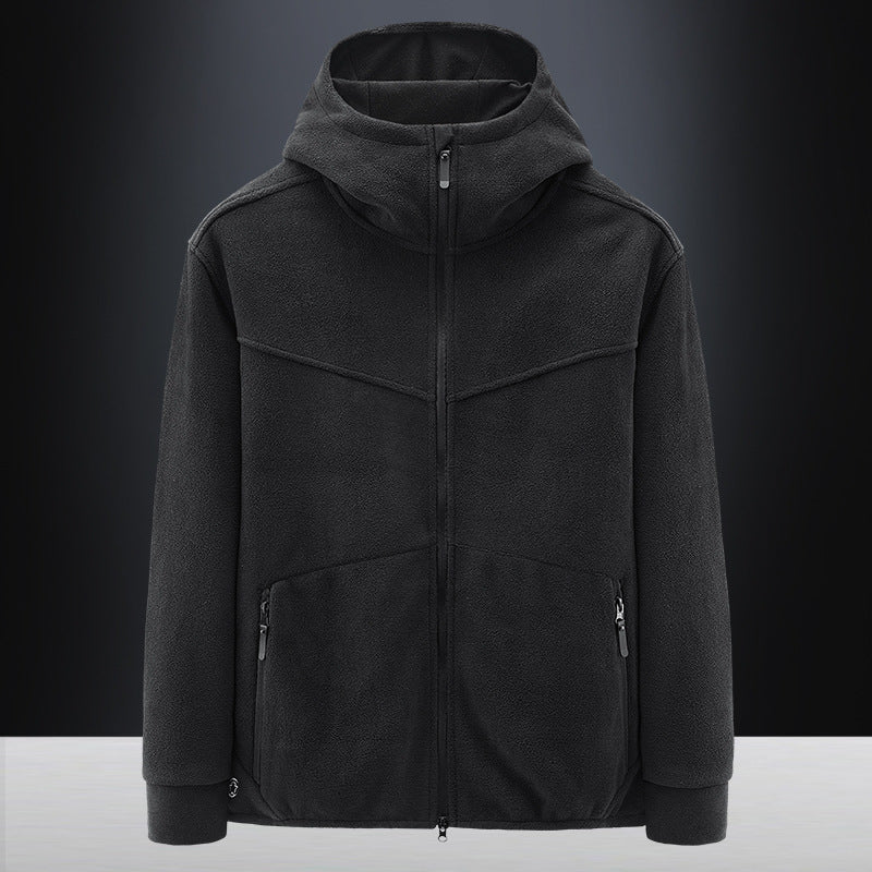 Herren Fleecejacke mit ergonomischer Passform und praktischen Reißverschlusstaschen Aliams