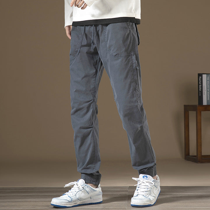 Herren Cargo-Hose mit elastischem Bund und praktischen Seitentaschen Aliams