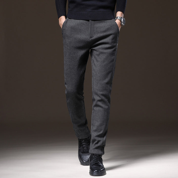 Herren bequeme Slim Fit Freizeithose Aliams