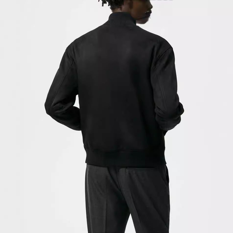 Herren elegante und kuschelige Bomberjacke Hedi-Mode