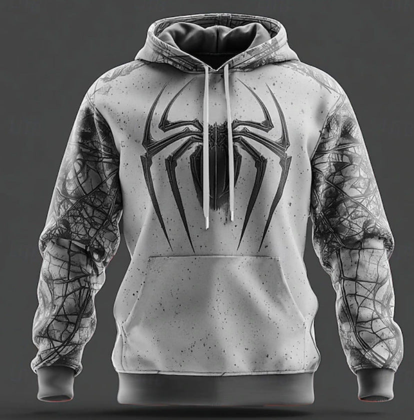 Herren Kapuzenpullover mit modernem Spider-Man-Design Aliams