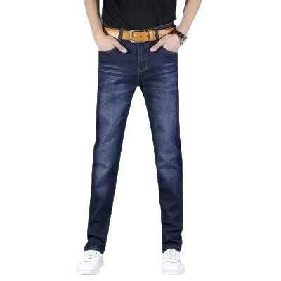 Herren Slim Fit Jeans mit elastischem Bund und modernen Akzenten Aliams