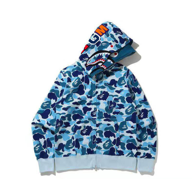 Herren Kapuzenjacke mit einzigartigem Camouflage-Design und einem auffälligen Reißverschluss Aliams