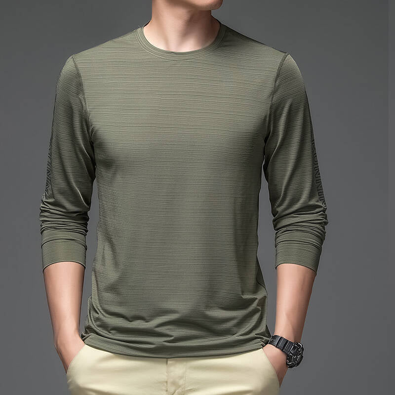 Herren Sportliches Funktionsshirt mit innovativer Textur Aliams