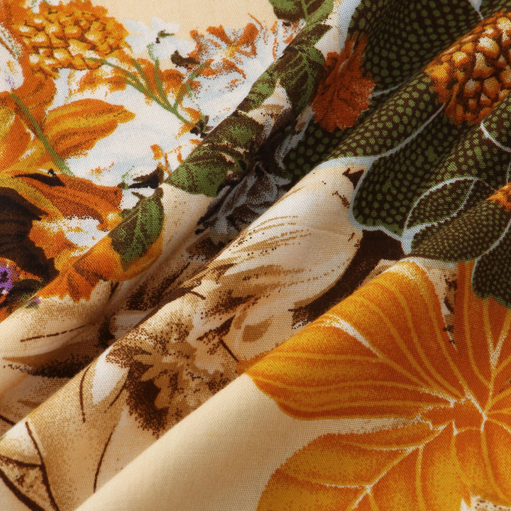 Herren Badeshorts mit mediterranem Blumendesign und elastischem Bund Aliams