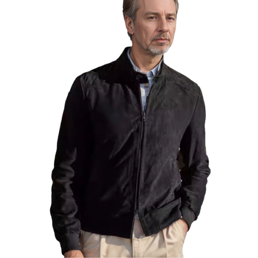 Herren Elegante und lässige Wildlederjacke Aliams