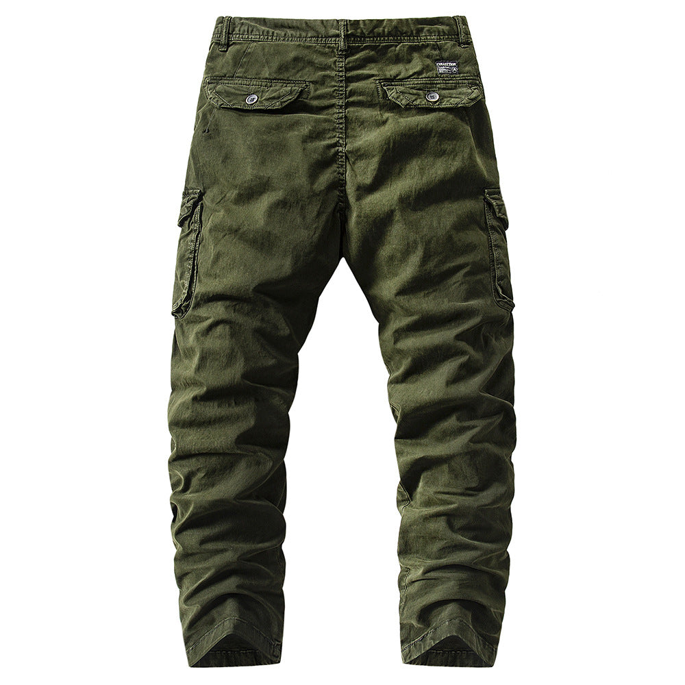 Herren komfortable Cargo-Hose mit strapazierfähigem Material und mehreren Taschen Aliams