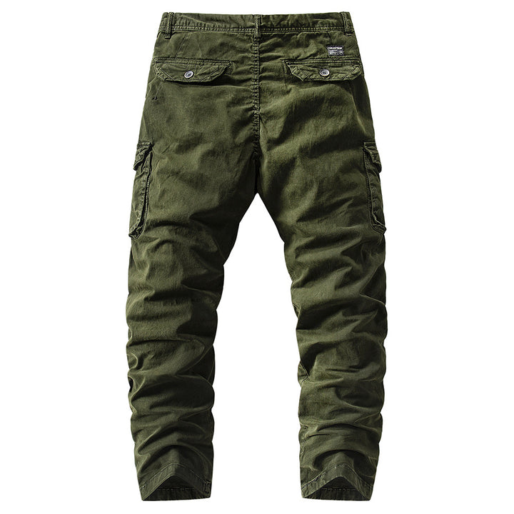 Herren komfortable Cargo-Hose mit strapazierfähigem Material und mehreren Taschen Aliams