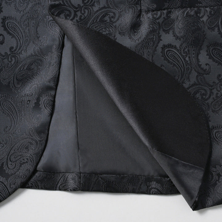 Herren eleganter Smoking-Blazer mit paisley Muster Aliams