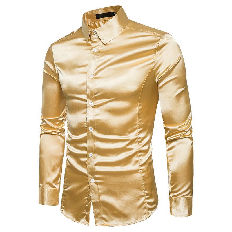 Herren elegantes Businesshemd aus hochwertigem Satin mit perfekter Passform Aliams