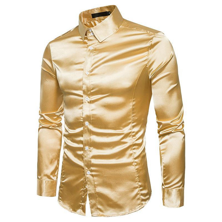 Herren elegantes Businesshemd aus hochwertigem Satin mit perfekter Passform Aliams