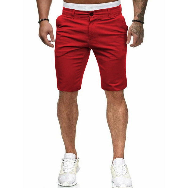 Herren Chino-Shorts mit modernem Schnitt und praktischen Taschen Aliams