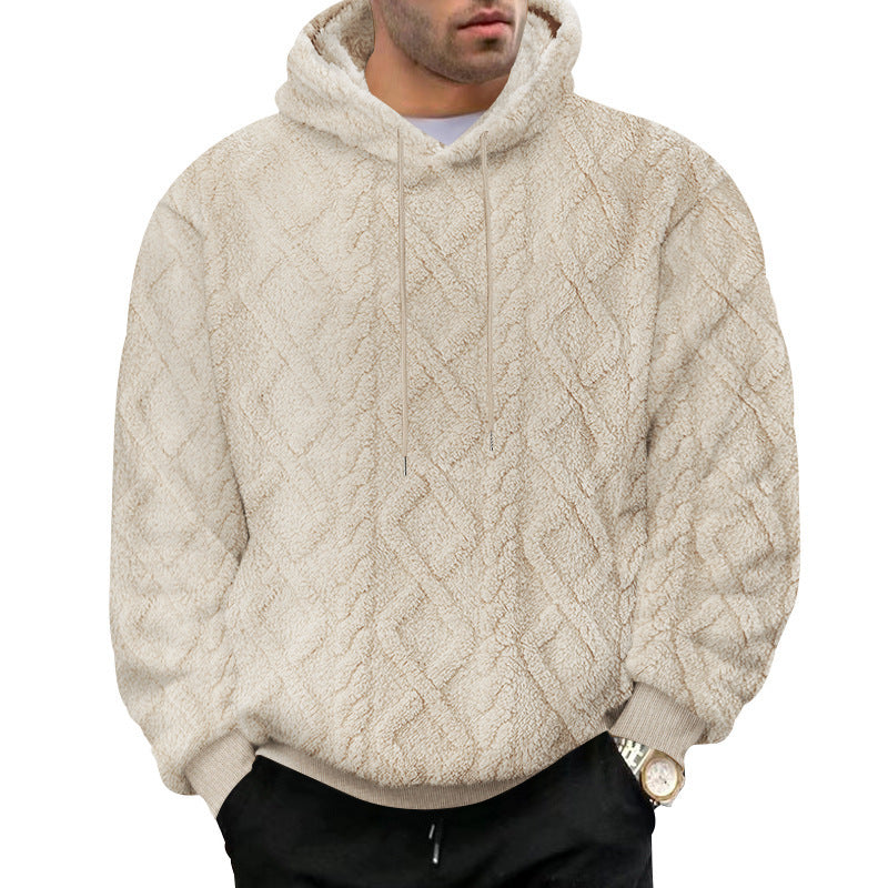 Herren Fleece Hoodie mit strukturiertem Design Aliams