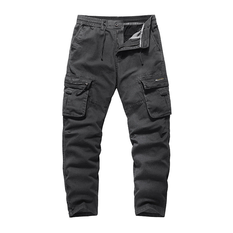 Herren Cargo-Hose mit multifunktionalen Taschen und elastischem Bund Aliams