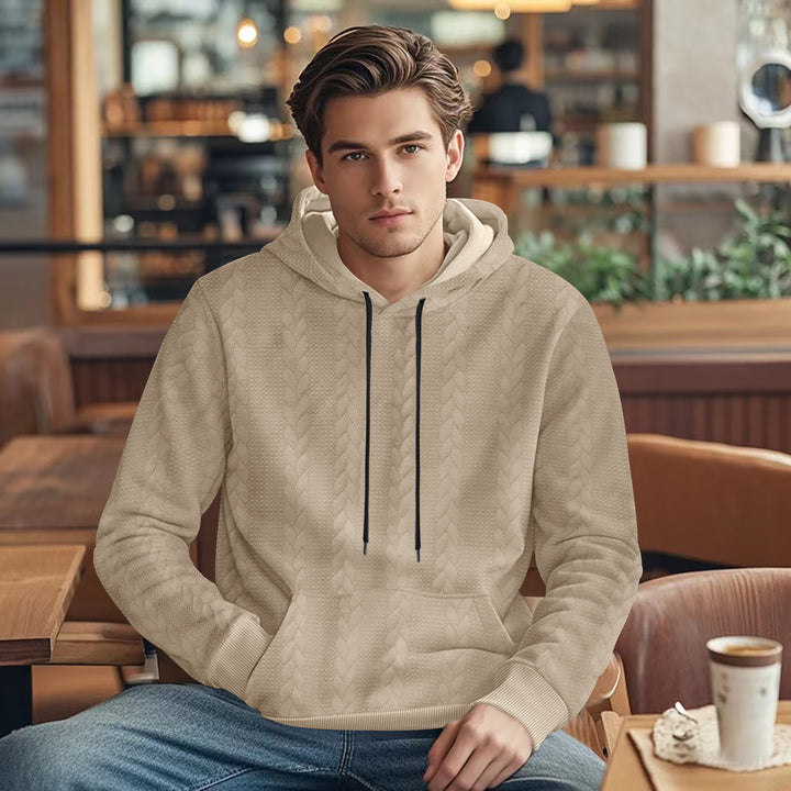 Herren Kapuzenpullover mit strukturiertem Design von Aliams