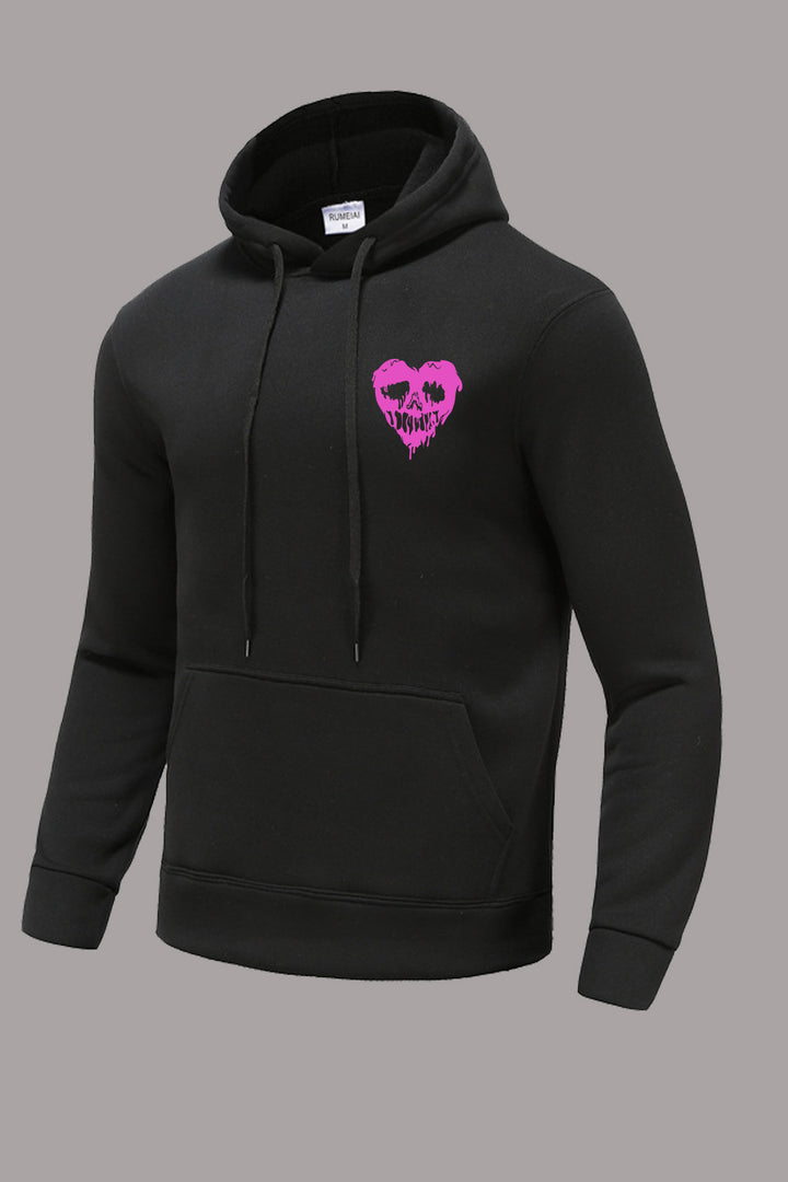 Herren Kapuzenpullover mit einzigartigem Totenkopfdesign Aliams