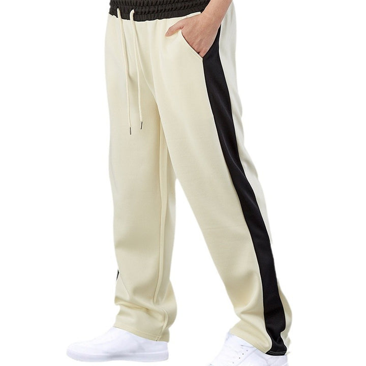 Herren Sportliche Relaxed Fit Jogginghose mit elastischem Bund und seitlichen Taschen Aliams
