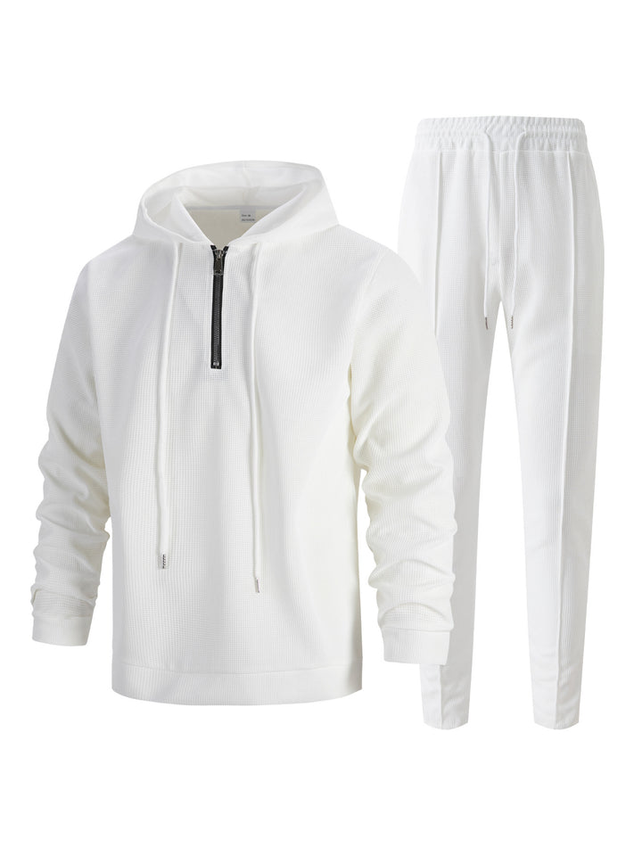 Herren Sportliches Hoodie- und Jogginghosen-Set mit atmungsaktivem Material und modischen Akzenten Aliams