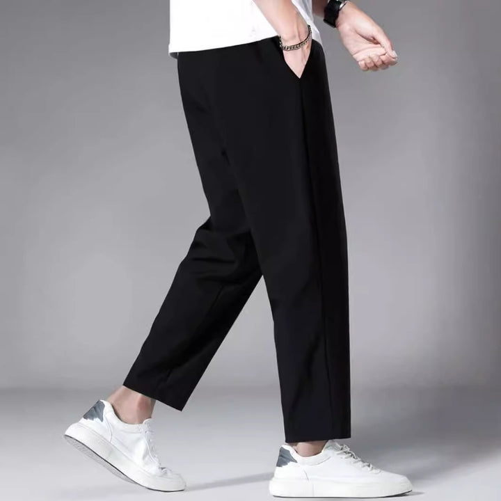 Herren elegante Relaxed-Fit Hose Aliams