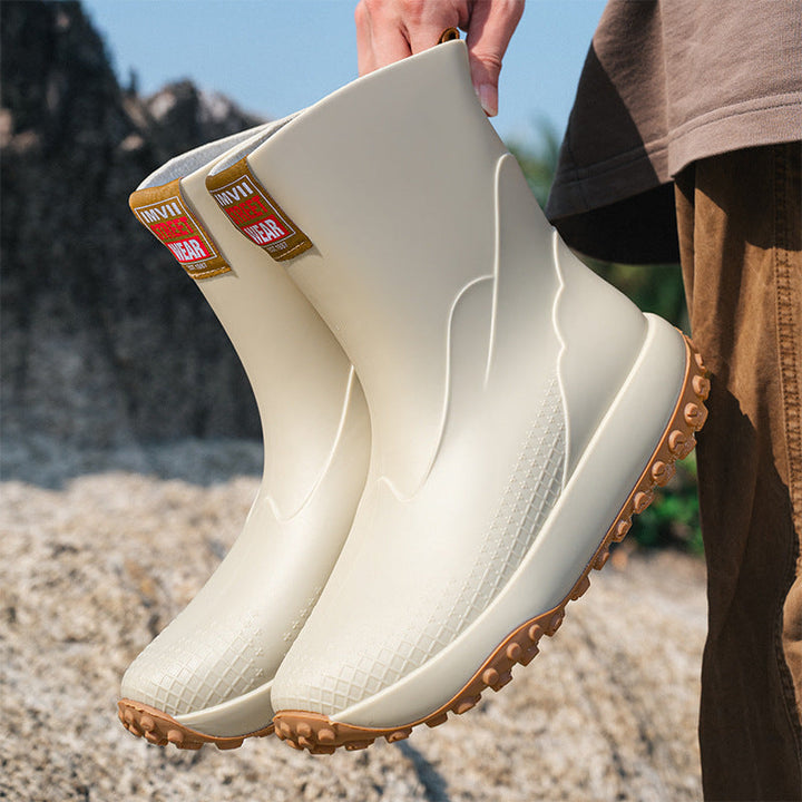 Herren Gummistiefel mit rutschfester Sohle Aliams