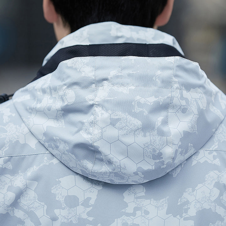 Herren stilvolle Funktionsjacke mit atmungsaktivem Futter Aliams