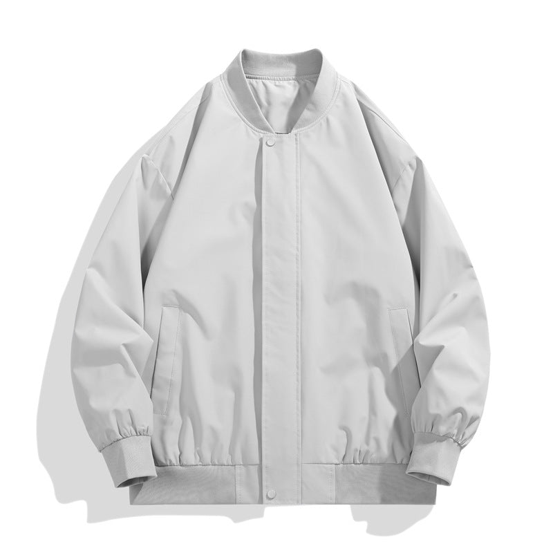 Herren sportliche Übergangsjacke mit hohem Kragen und praktischen Seitentaschen Aliams