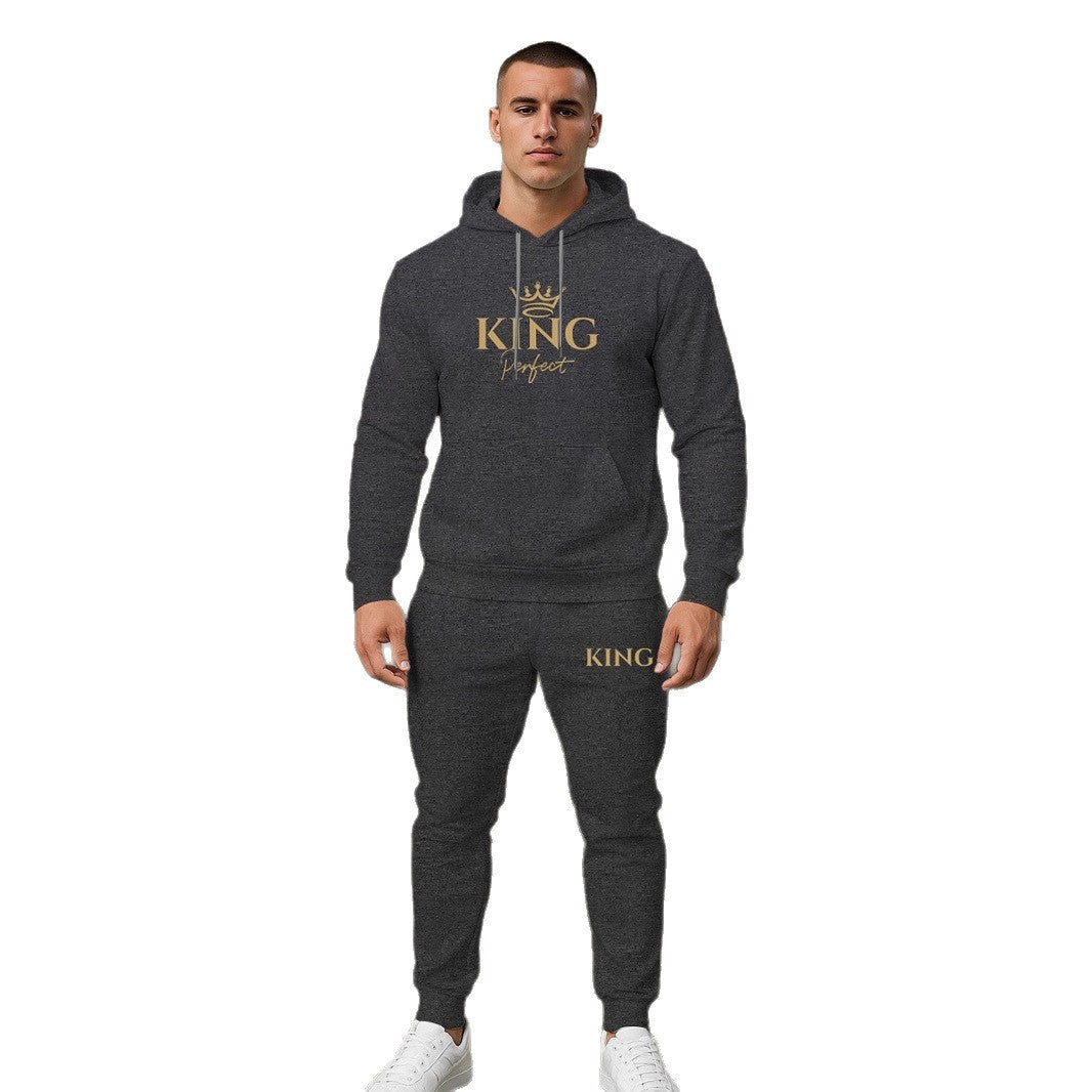Herren Premium Kapuzenpullover und Jogginghose Set Aliams