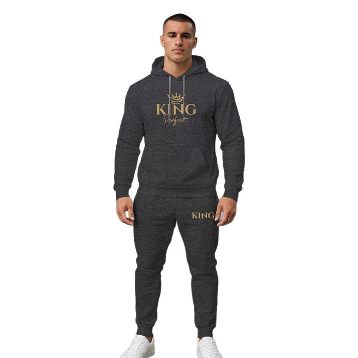 Herren Premium Kapuzenpullover und Jogginghose Set Aliams