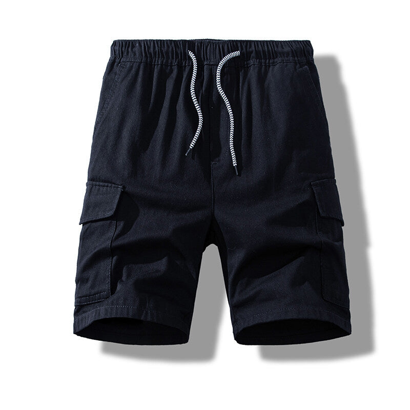 Herren Cargo-Shorts mit elastischem Bund und praktischen Seitentaschen Aliams