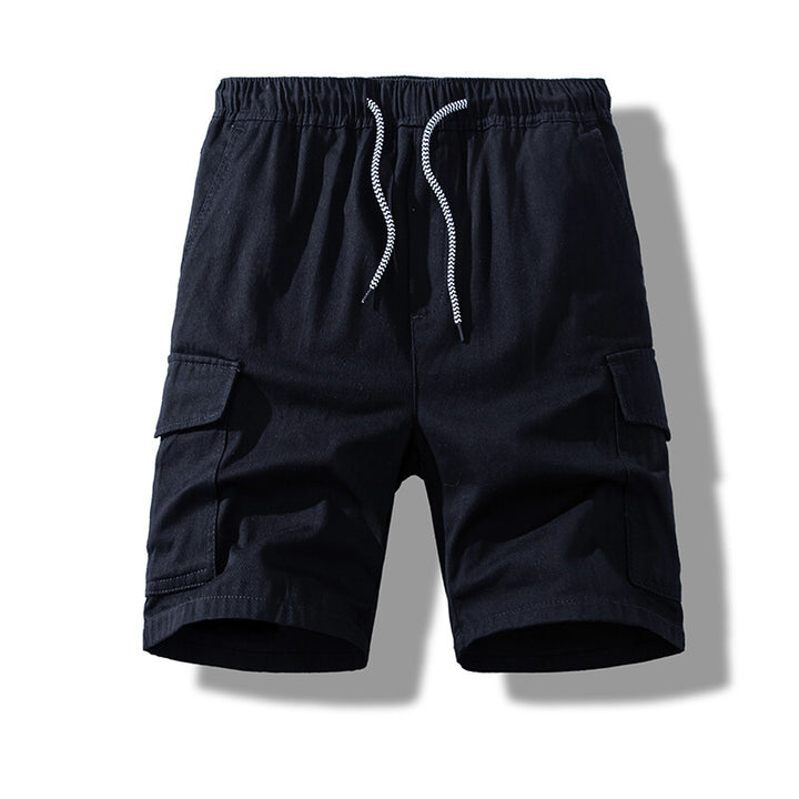 Herren Cargo-Shorts mit elastischem Bund und praktischen Seitentaschen Aliams