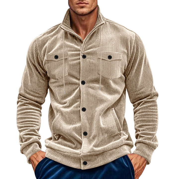 Herren cordjacke mit praktischen Brusttaschen Aliams