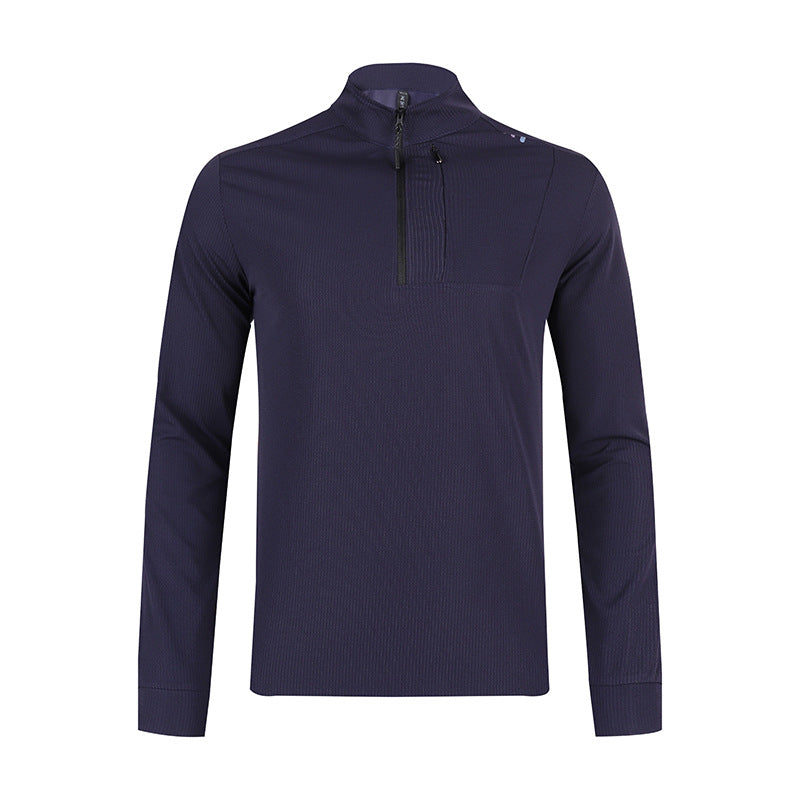 Herren Funktions-Langarmshirt mit Halbreißverschluss Aliams