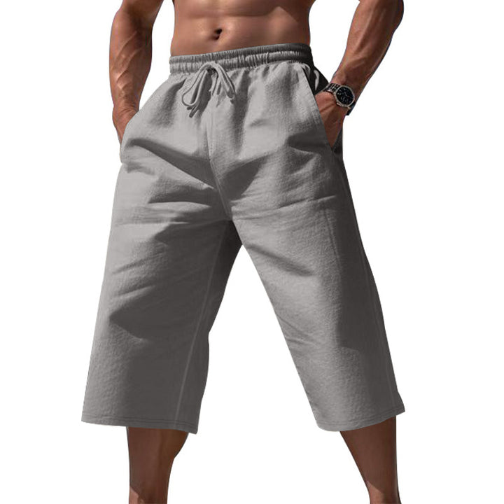 Herren lässige Strandshorts aus leichtem, atmungsaktivem Stoff mit elastischem Bund und praktischen Taschen Aliams