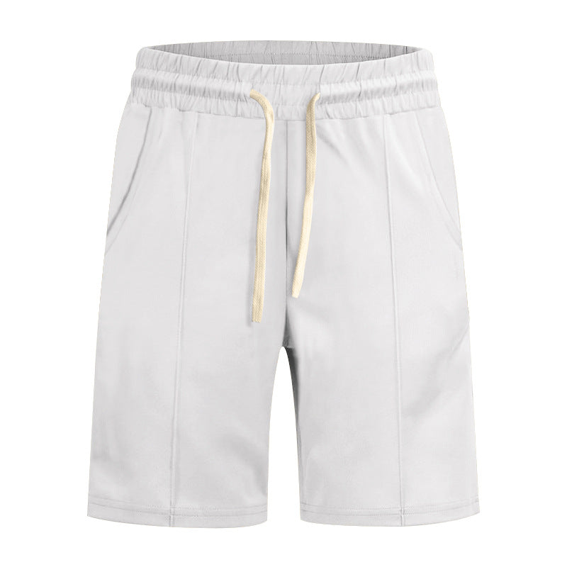 Herren sportliche Shorts mit funktionalen Eingrifftaschen und verstellbarem Bund Aliams