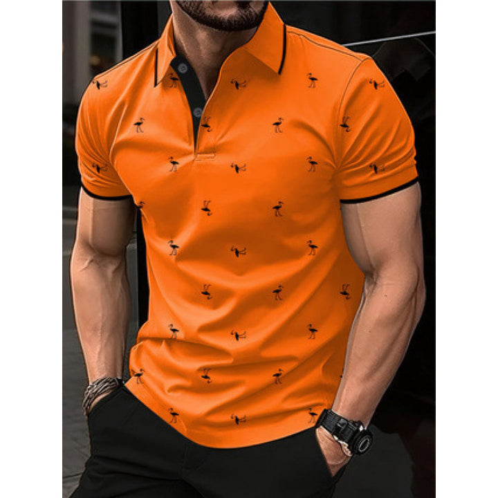 Herren Freizeit Bedrucktes Polo-Shirt Aliams