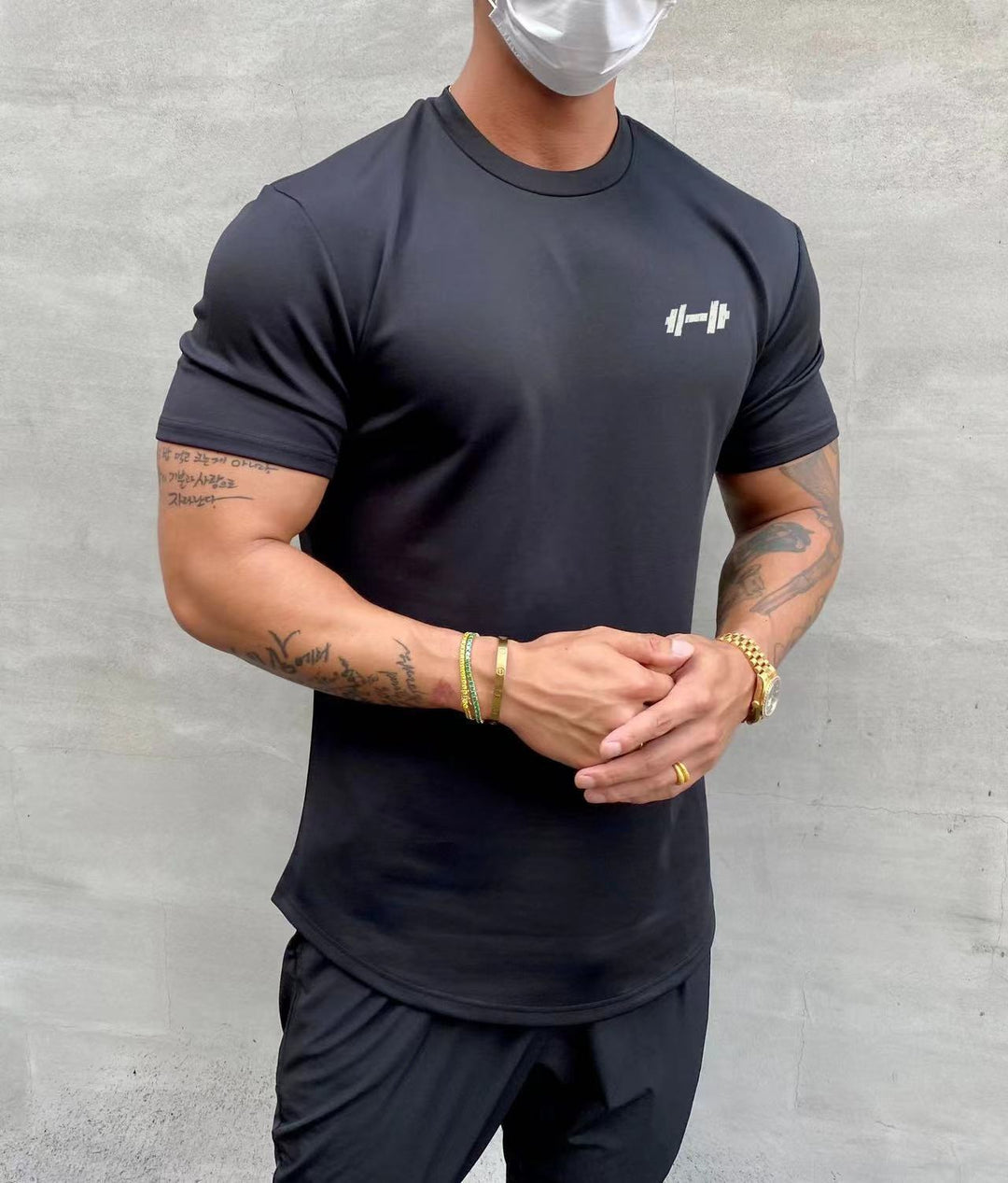 Herren Fitness T-Shirt Aliams