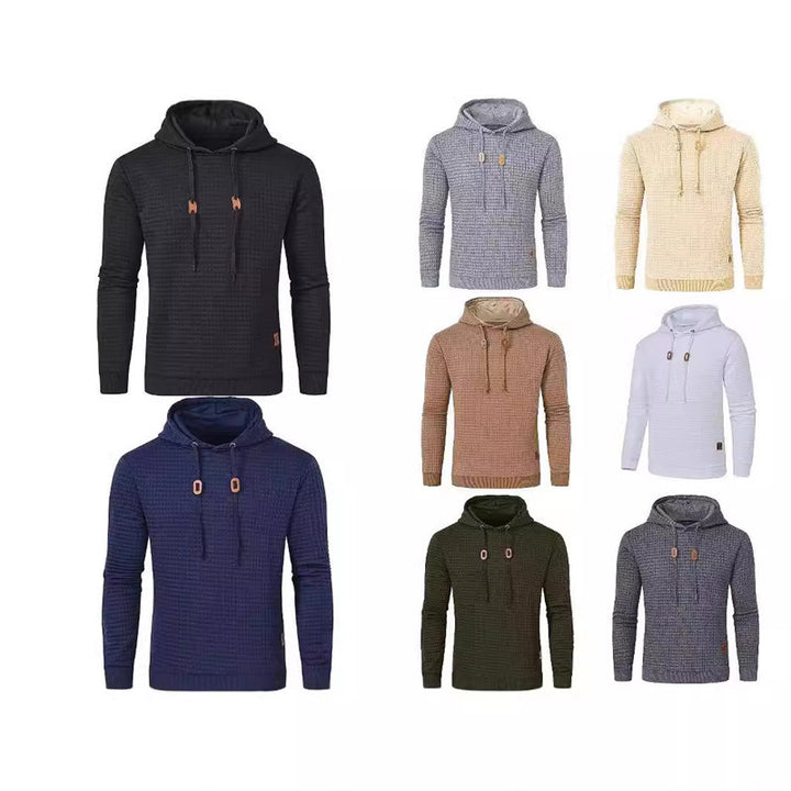 Herren Kapuzensweater mit strukturiertem Design Aliams